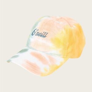 O'Neill Tie-Dye Cap in Yellow, Green, Peach